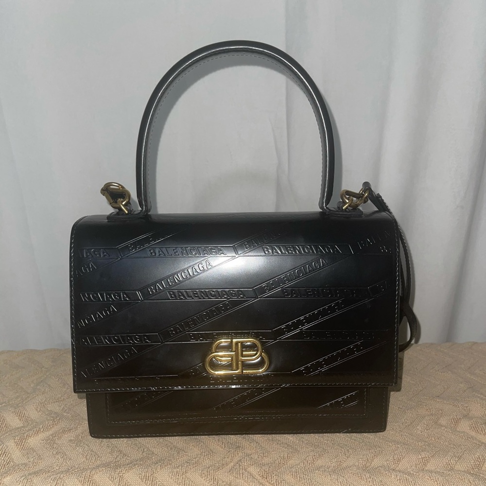 Balenciaga Sharp Logo embossed Bag